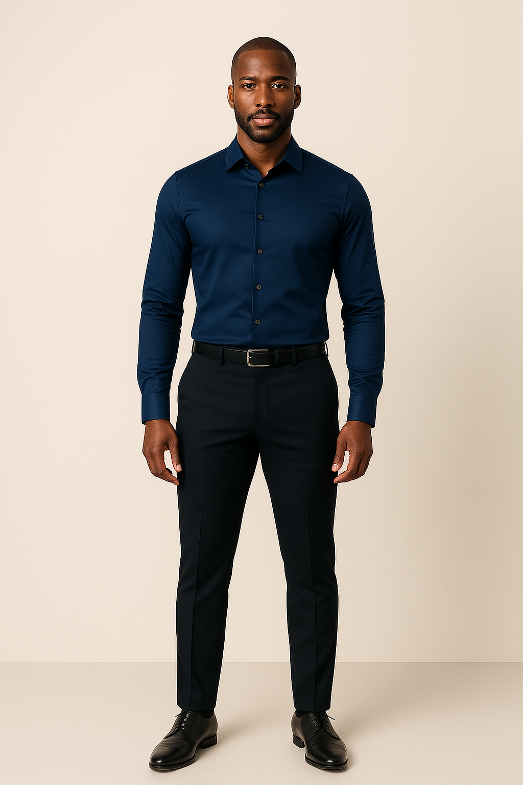 Camicia in maglia Slim | Navy