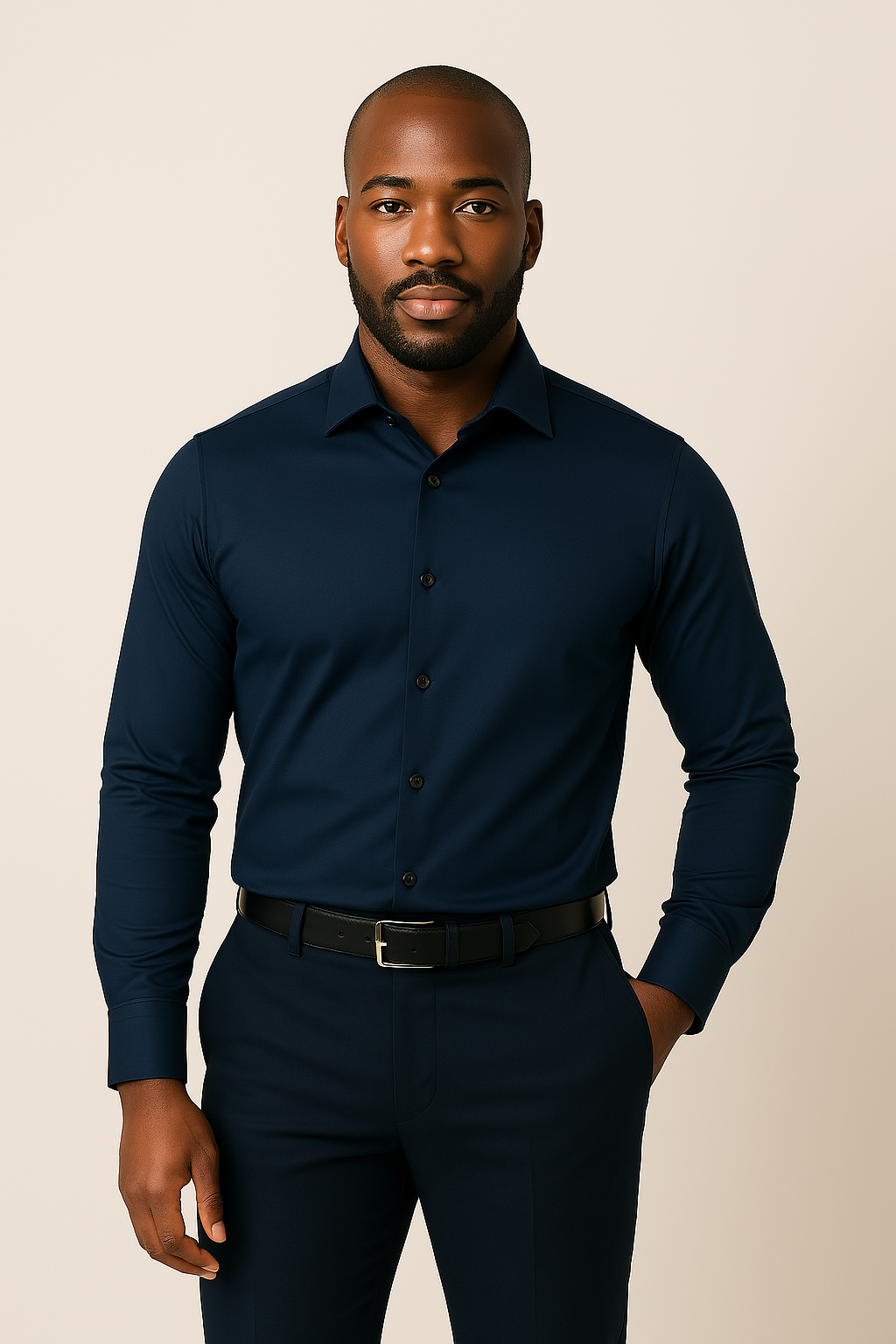 Camicia in maglia Slim | Bianco
