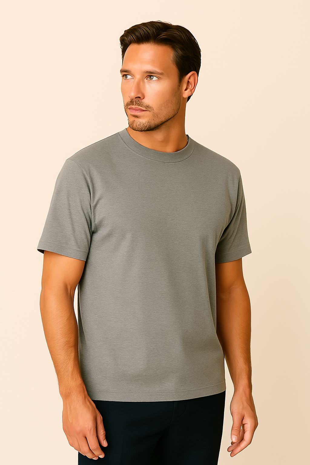 FreshWear - Maglietta oversize - Grigio