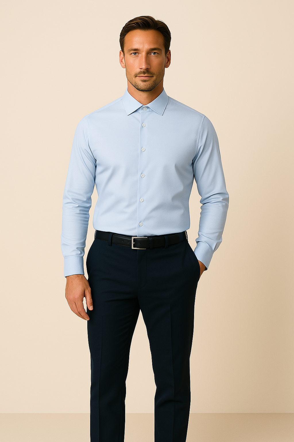 FreshWear Non-Iron Slim | Blu
