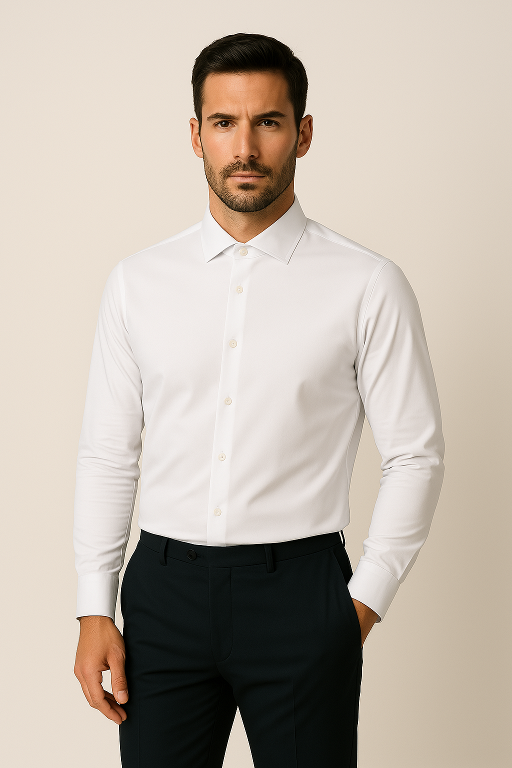 FreshWear Non-Iron Slim | Azzurro