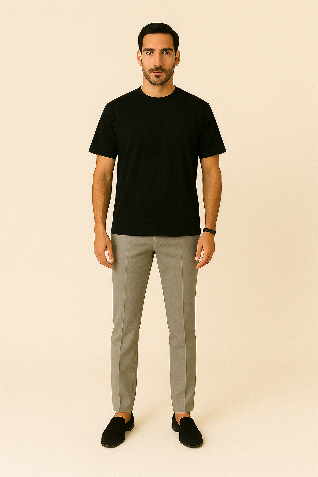FreshWear - Maglietta oversize - Nero