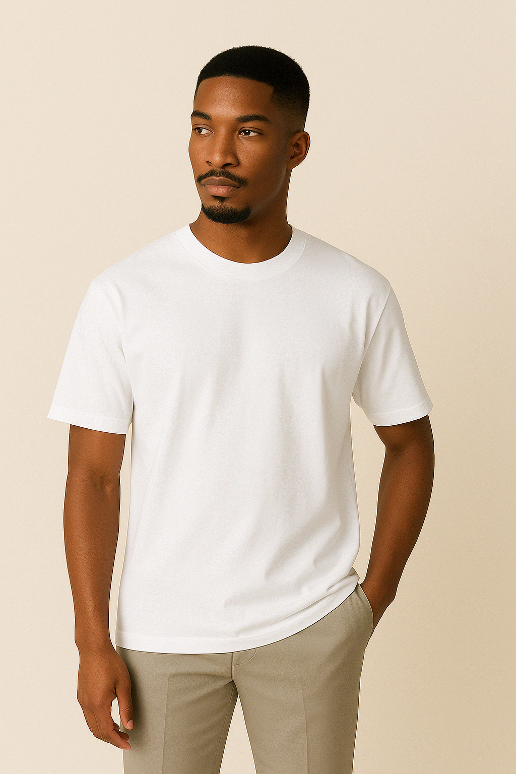 FreshWear - Maglietta oversize - Bianco