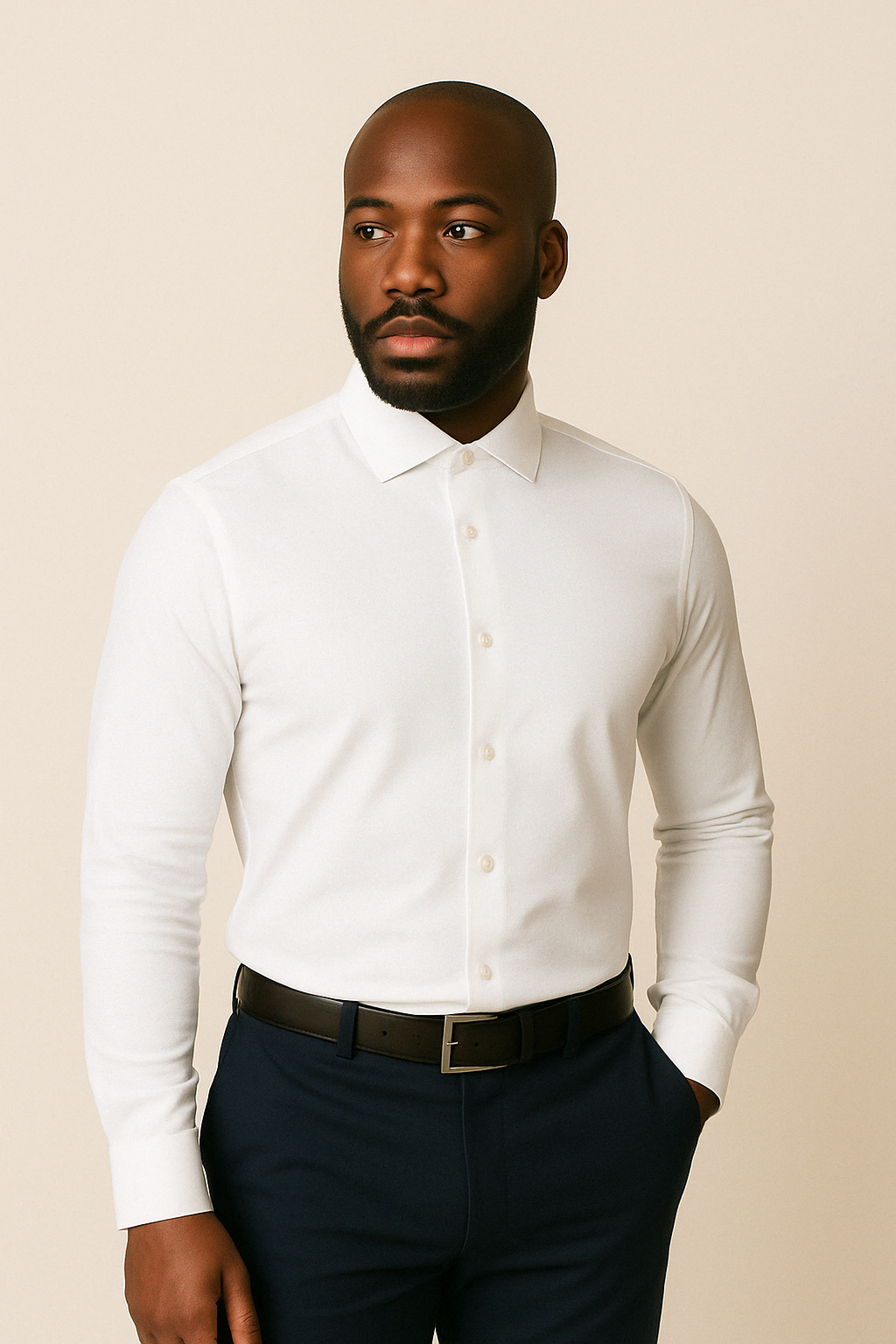 Camicia in maglia Slim | Blu